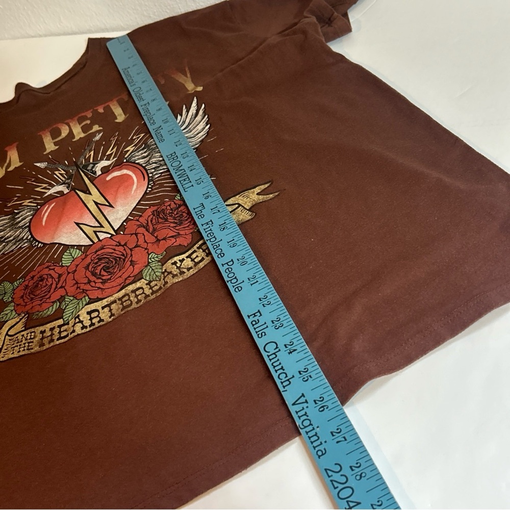 Tom Petty And The Heartbreaks Brown Short Sleeve Shirt Size XXL (20) - Picture 7 of 7